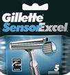 Gillette borotva betét Sensor Excel 5db-os