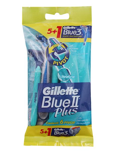 Gillette eldobhat borotva Blue II Plus 5db + Blue3 1db