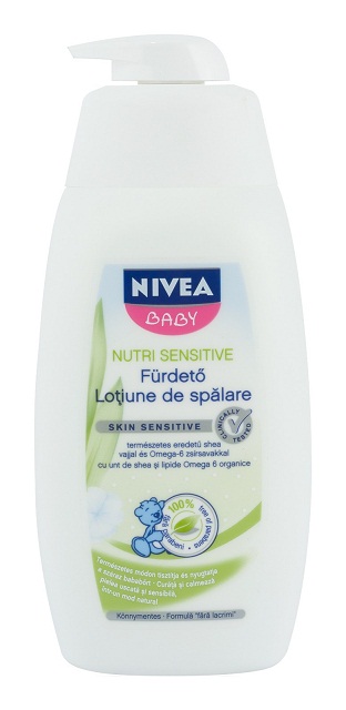 Nivea babafürdető 500ml nutri sensitive