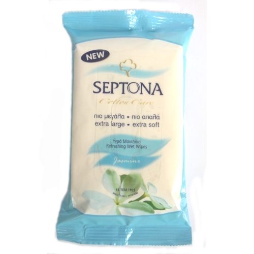 Septona frissítő kendő jázmin illattal 15db/csomag