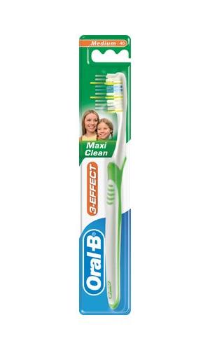 Oral-B fogkefe 3-effect MaxiClean Medium
