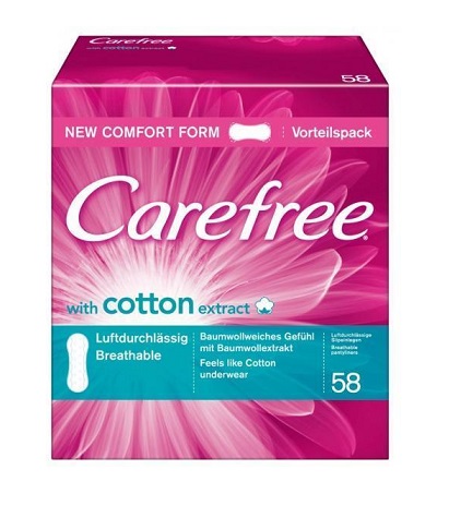 Carefree tisztasági betét Cotton 58db