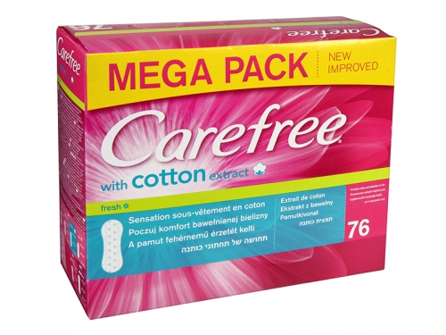 Carefree tisztasági betét Cotton Fresh 76db