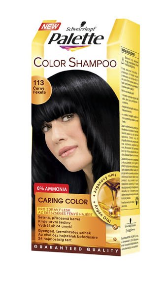 Palette Color Shampoo hajsznez 113 fekete