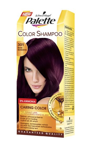 Palette Color Shampoo hajsznez 301 bordvrs