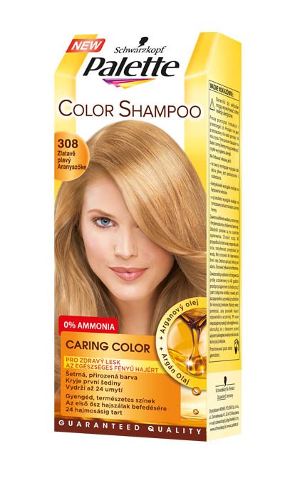 Palette Color Shampoo hajsznez 308 aranyszke