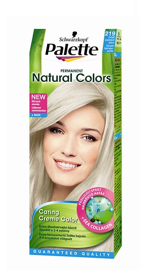 Palette Permanent Natural Colors hajfestk 219 szuper hamvasszk